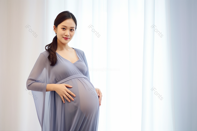 白色背景美女孕妇形象拍摄,高清,摄影图,摄影图片,图片大全,摄影图免费下载